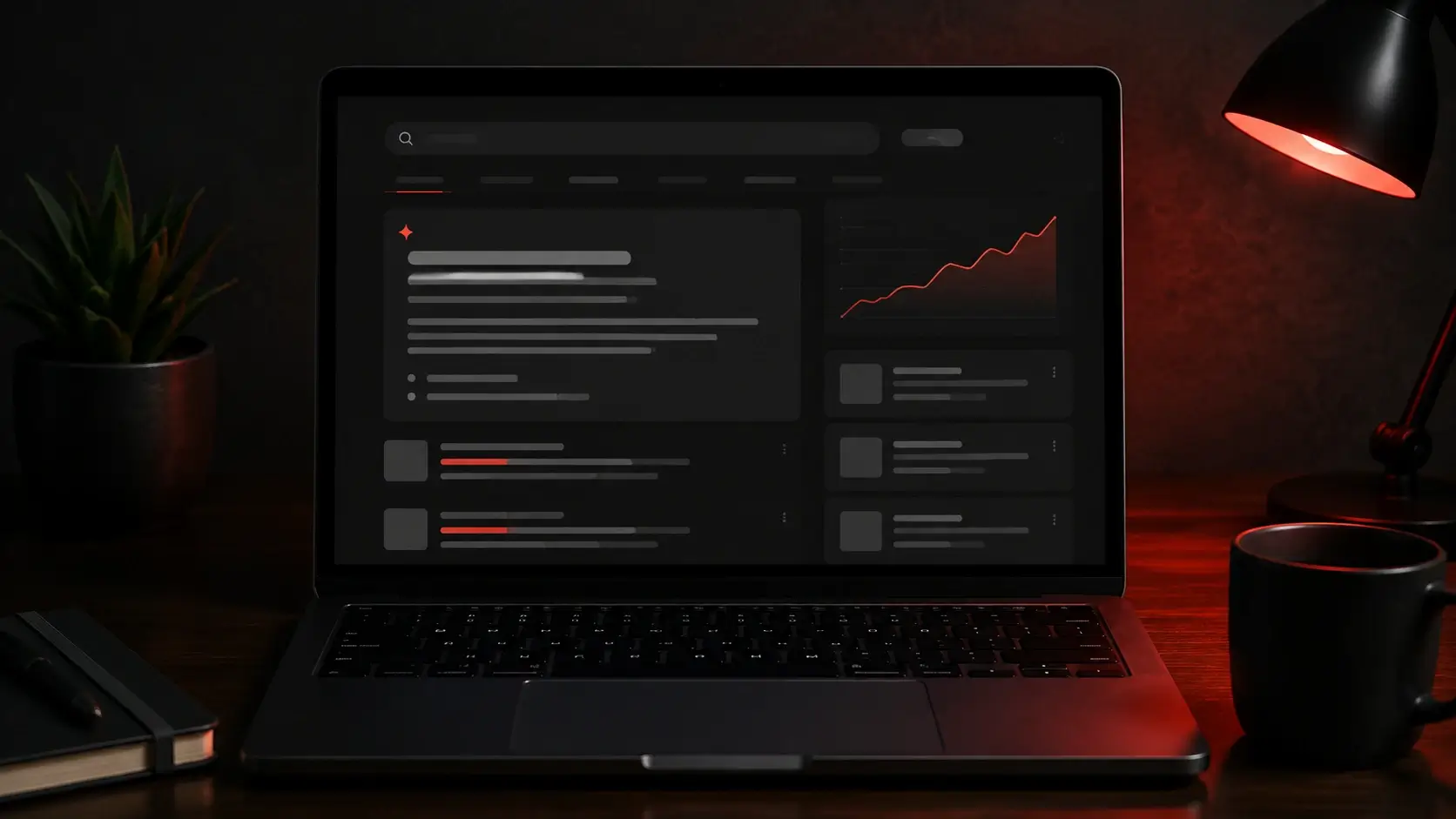 A laptop showing a Google results page led by a generated answer